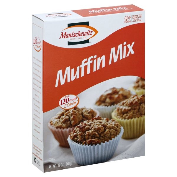 slide 1 of 1, Manischewitz Passover Muffin Mix, 12 oz