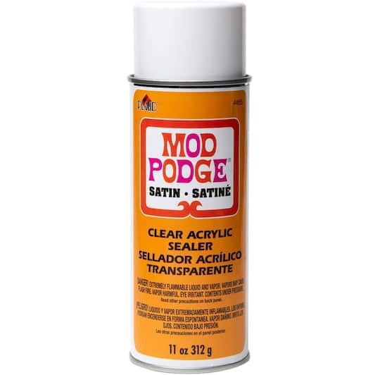 slide 1 of 8, Mod Podge Satin Clear Acrylic Sealer, 11oz., 11 oz