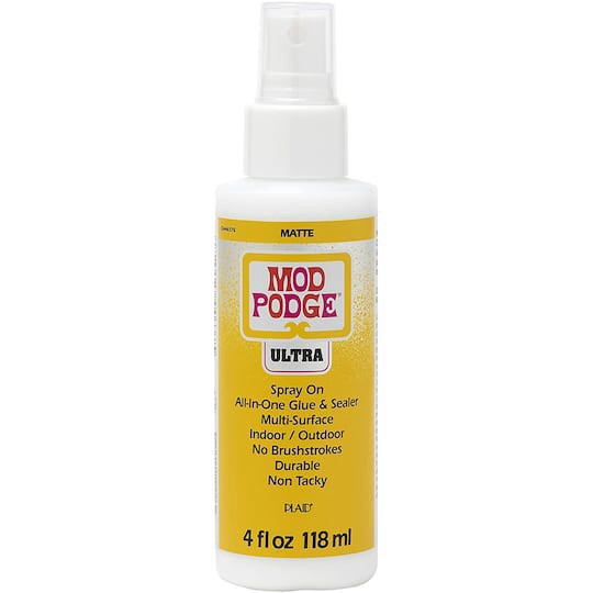 slide 1 of 7, Mod Podge Ultra Matte All-In-One Glue & Sealer Spray, 4 fl oz