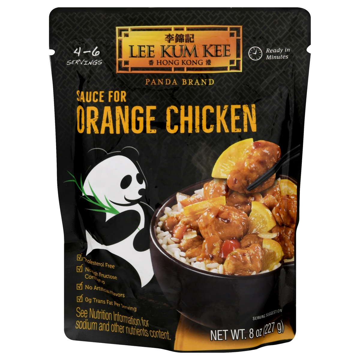 slide 1 of 1, Lee Kum Kee Panda Brand Sauce for Orange Chicken 8 oz, 8 oz