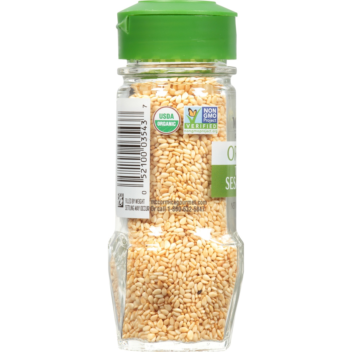 slide 3 of 7, McCormick Gourmet Organic Toasted Sesame Seed, 1.37 oz