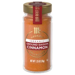 McCormick Gourmet Organic Ground Saigon Cinnamon, 1.25 oz