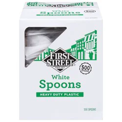 First Street Heavy Duty Plastic Spoons