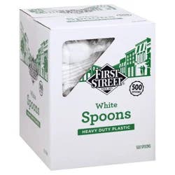 First Street Heavy Duty Plastic Spoons