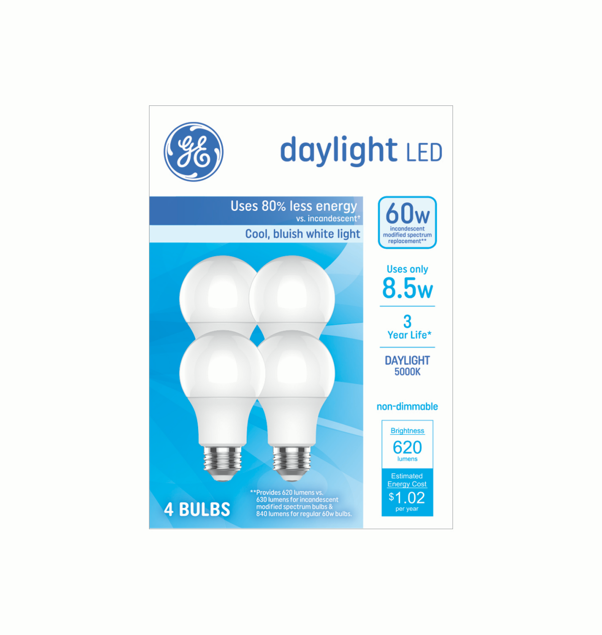 slide 1 of 1, Daylight Led, 4 ct