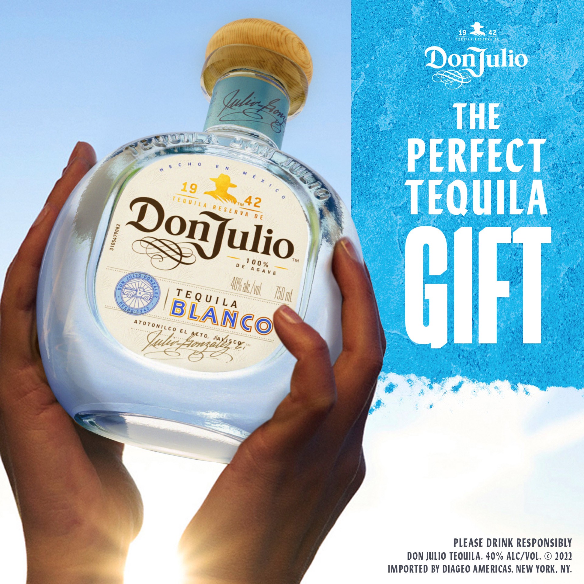 slide 3 of 5, Don Julio Blanco Tequila, 750 mL Bottle With Two Filthy Food 8 oz Margarita Mix Pouches, 750 ml