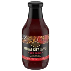 Private Selection Kansas City Bbq Sauce - 19.5 oz
