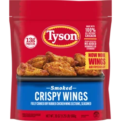 Tyson Frozen Smoked Crispy Wings, 20 oz