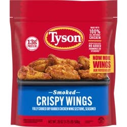Tyson Frozen Smoked Crispy Wings, 20 oz