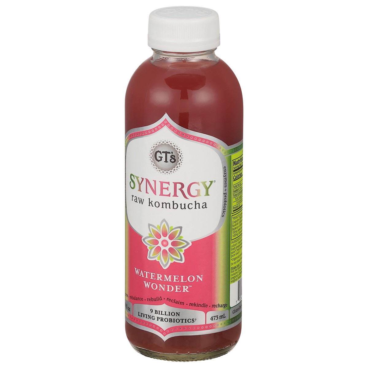 slide 7 of 13, GT's Watermelon Wonder Kombucha 16 fl oz, 16 fl oz