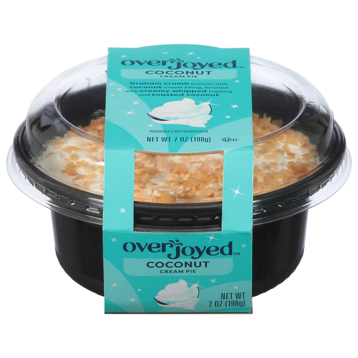 slide 2 of 4, Overjoyed/Signature SELECT Coconut Cream Pie - 7 Oz, 7 oz