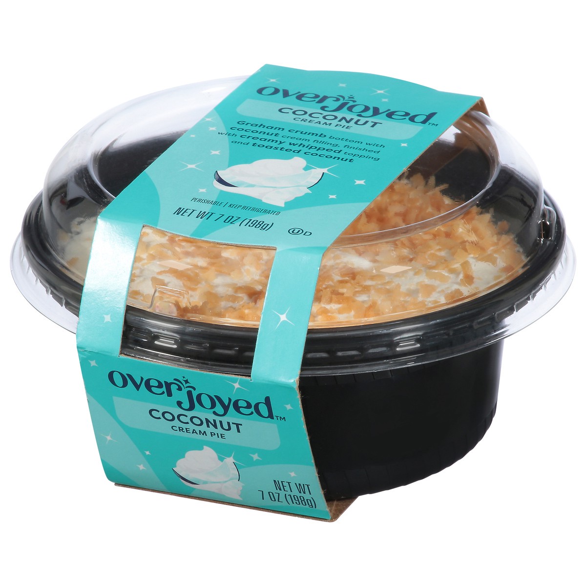 slide 3 of 4, Overjoyed/Signature SELECT Coconut Cream Pie - 7 Oz, 7 oz