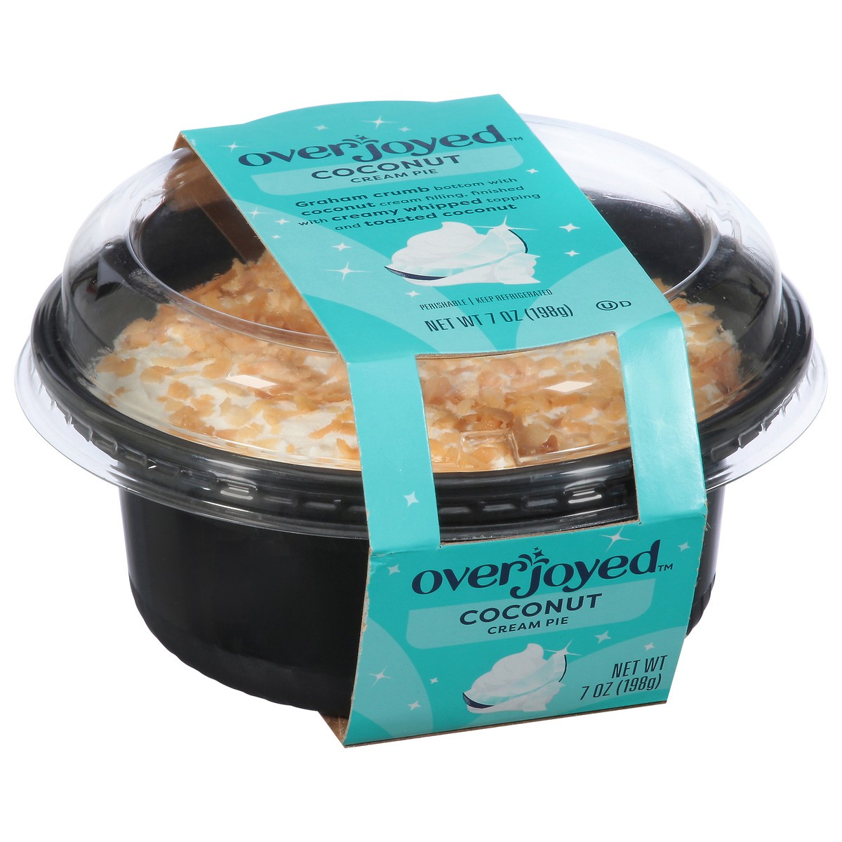 slide 4 of 4, Overjoyed/Signature SELECT Coconut Cream Pie - 7 Oz, 7 oz