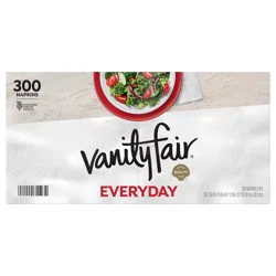 Vanity Fair Everyday Paper Napkins, 300 Count