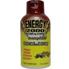 Global Brands Energy 2000 Supplement, Very Berry Flavor - 2 oz