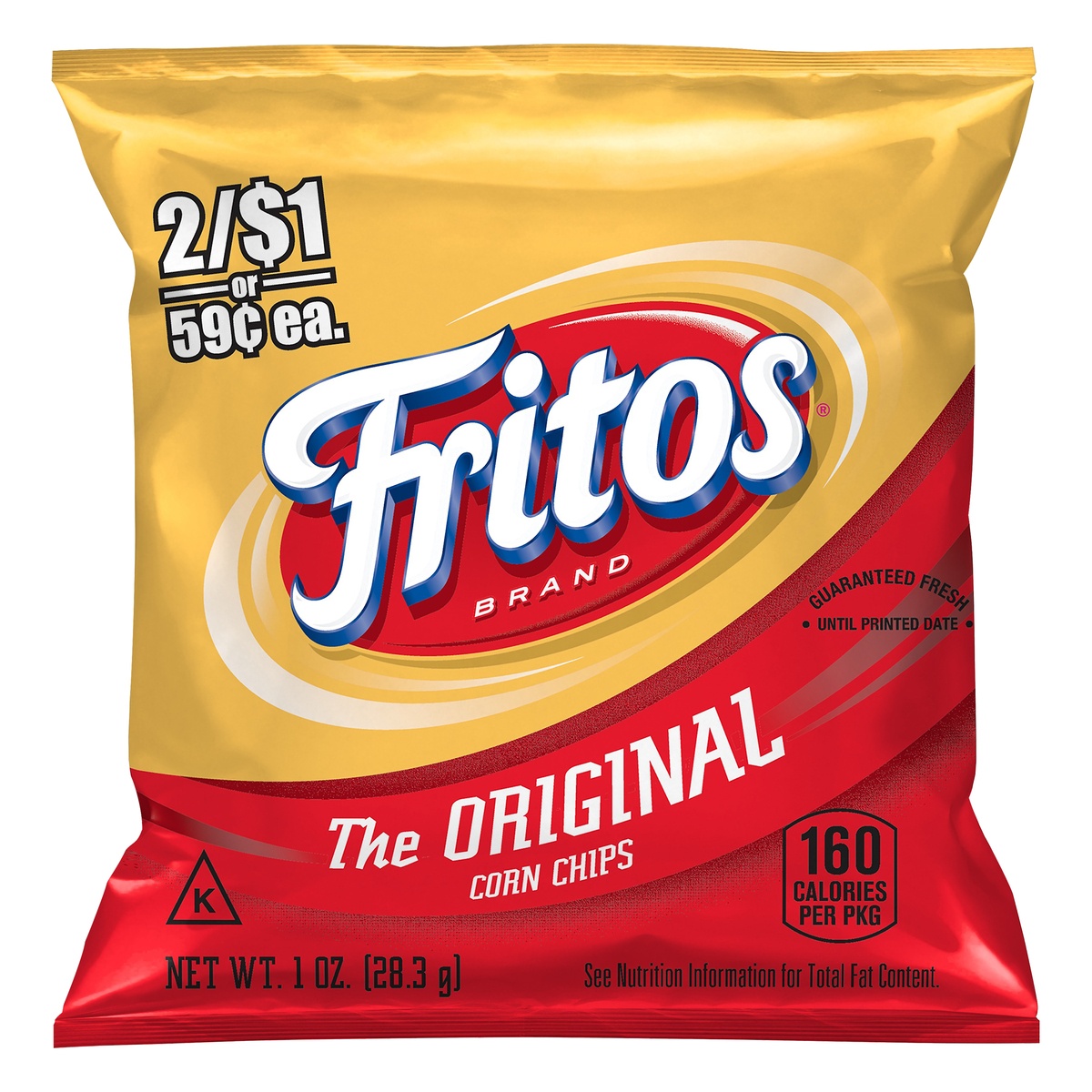 slide 1 of 6, Fritos The Original Corn Chips 1 oz, 1 oz