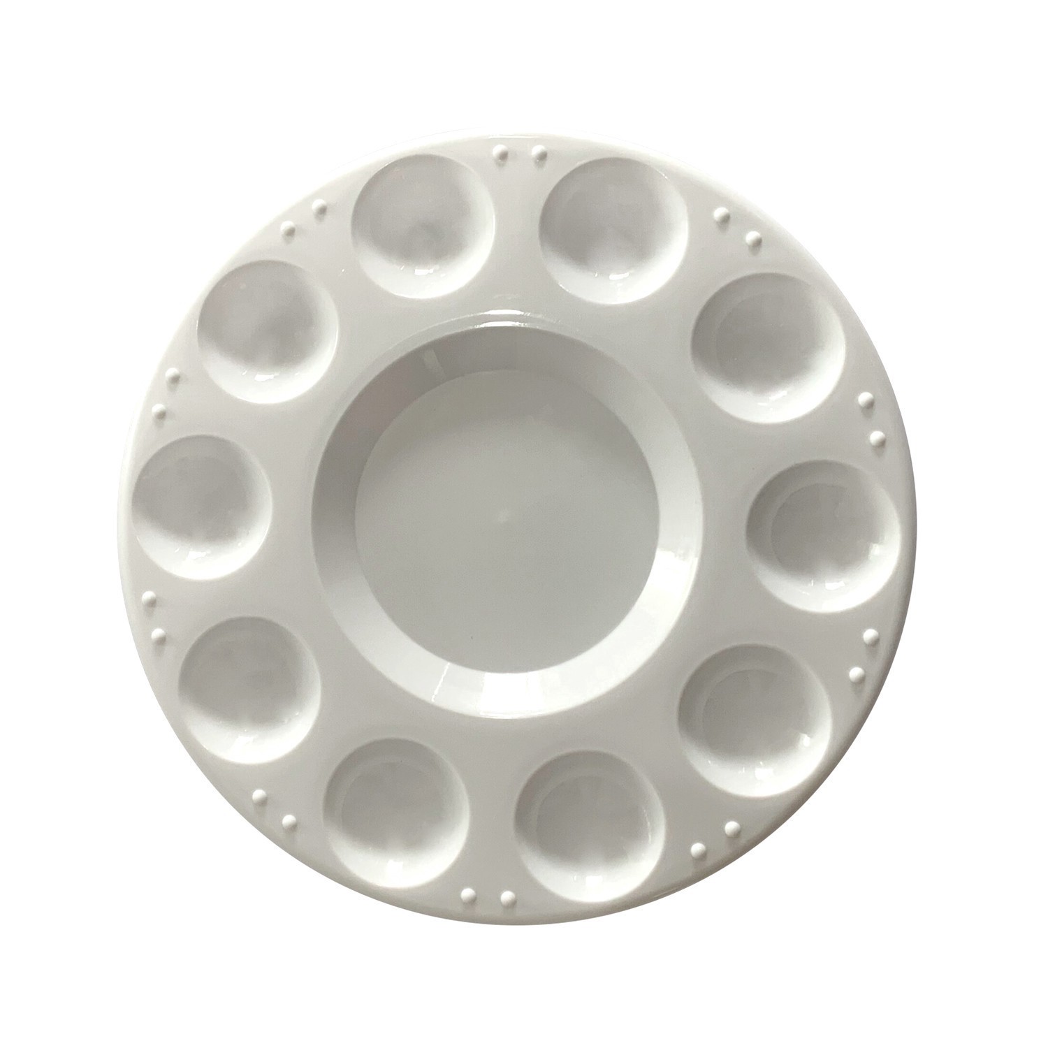 slide 3 of 6, 10-Well Paint Palette With Lid By Craft Smart, 1 ct