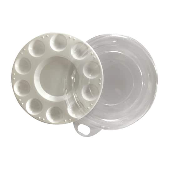 slide 1 of 6, 10-Well Paint Palette With Lid By Craft Smart, 1 ct