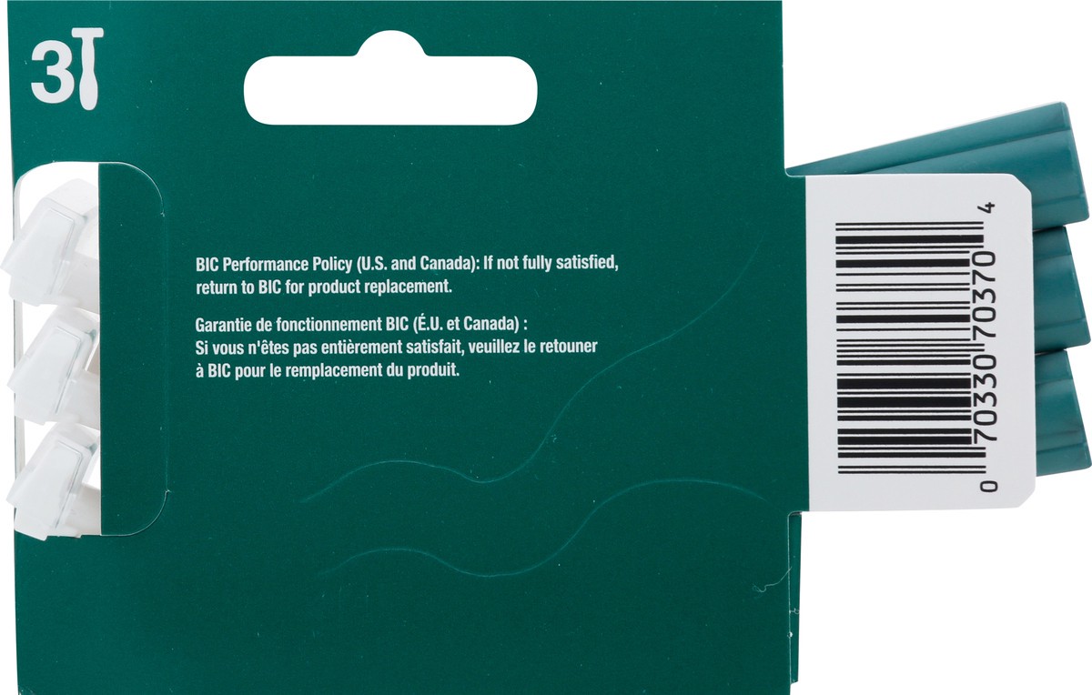 slide 6 of 11, BIC Twin Select Sensitive Skin Razors 3 ea, 3 ct