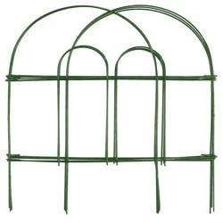Garden Craft 0.25 in x 96 in x 18 in Green Metal Steel Border Fencing