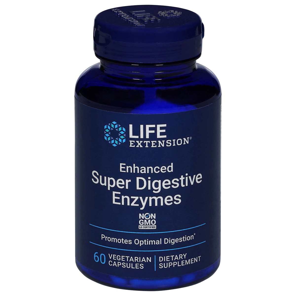 slide 1 of 9, Life Extension Enhanced Super Digestive Enzymes 60 Vegetarian Capsules, 60 ct