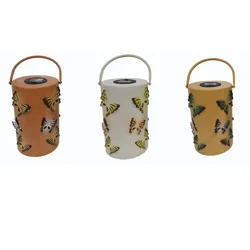 ROOM & RETREAT Rr Solar Metal Lantern 13.75 In 3ast