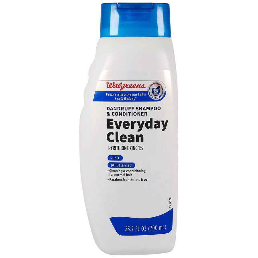 slide 1 of 5, Walgreens Everyday Clean 2-In-1 Dandruff Shampoo, 23.7 fl oz