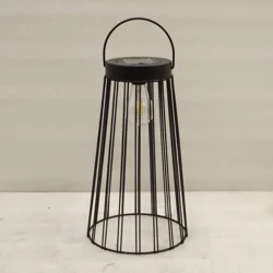 ROOM & RETREAT Rr 14" Metal Outdoor Solar Lantern