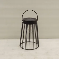 ROOM & RETREAT Rr 10" Metal Outdoor Solar Lantern