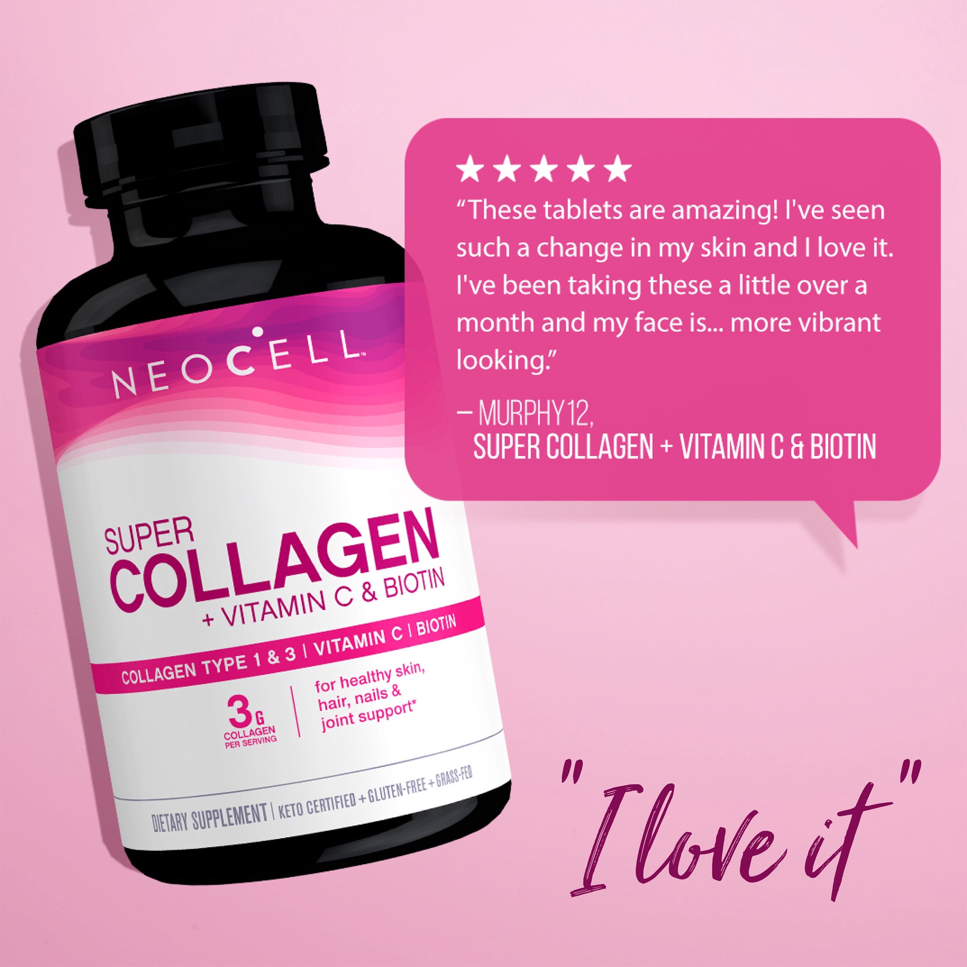 slide 5 of 5, NeoCell Super Collagen 270 Tablets, 1 ct