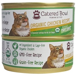 catered bowl cat food