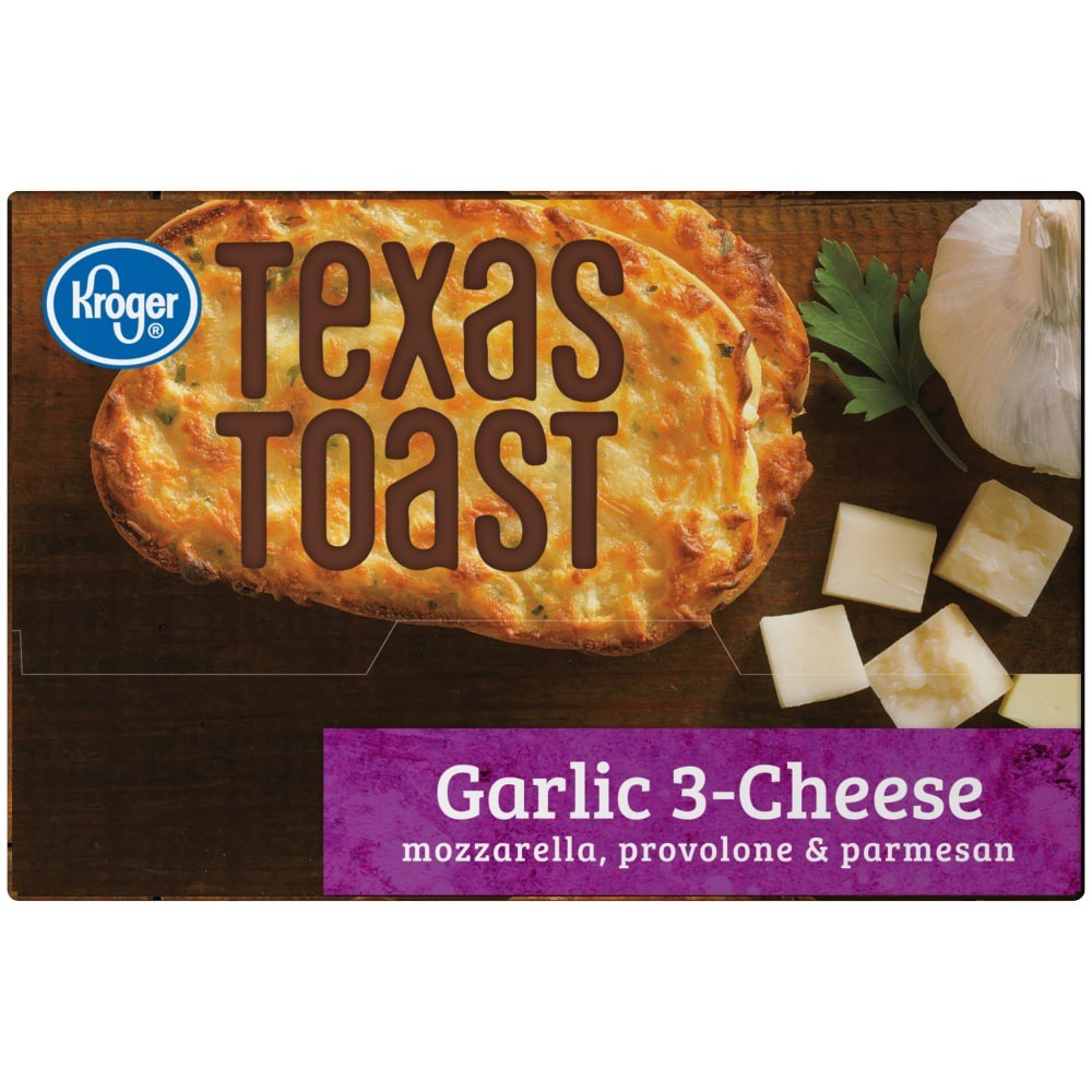 slide 2 of 4, Kroger Garlic 3-Cheese Texas Toast, 8 ct; 13 oz