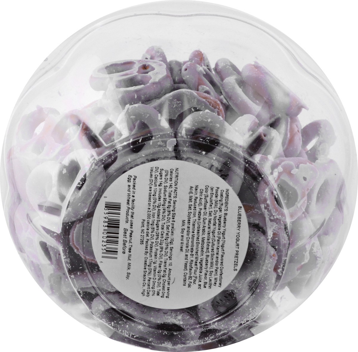 slide 8 of 12, Creative Snacks Blueberry Yogurt Pretzels 11 oz, 11 oz