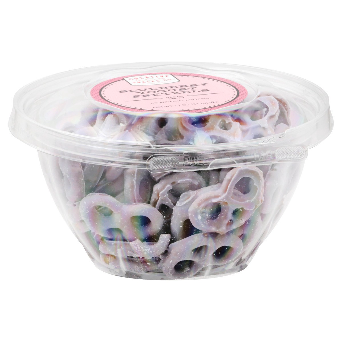 slide 4 of 12, Creative Snacks Blueberry Yogurt Pretzels 11 oz, 11 oz