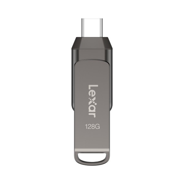slide 2 of 6, Lexar Jumpdrive Dual Drive D400 Usb 3.1 Type-C Usb Drive, 128Gb, Silver, 1 ct