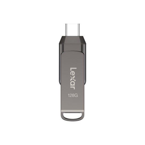slide 5 of 6, Lexar Jumpdrive Dual Drive D400 Usb 3.1 Type-C Usb Drive, 128Gb, Silver, 1 ct