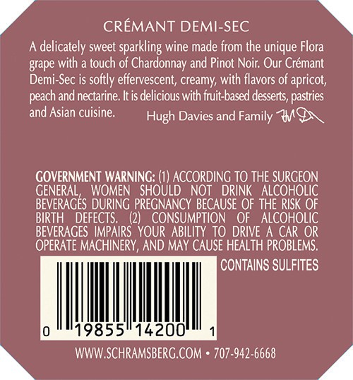 slide 2 of 10, Schramsberg Vineyards Vineyards Crémant Demi-sec Napa Valley, 750 ml