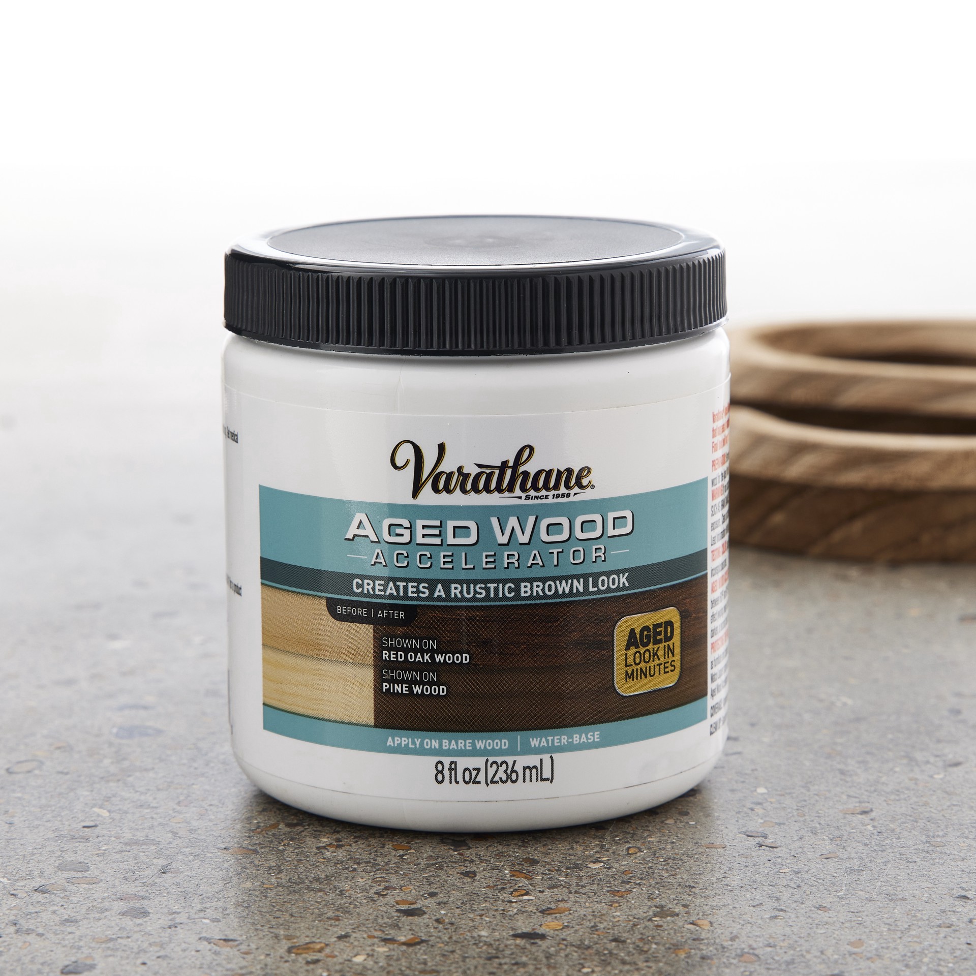 slide 2 of 2, Varathane Accelerator, Aged Wood, 8 fl oz