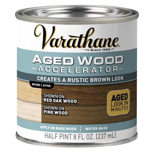 slide 1 of 2, Varathane Accelerator, Aged Wood, 8 fl oz