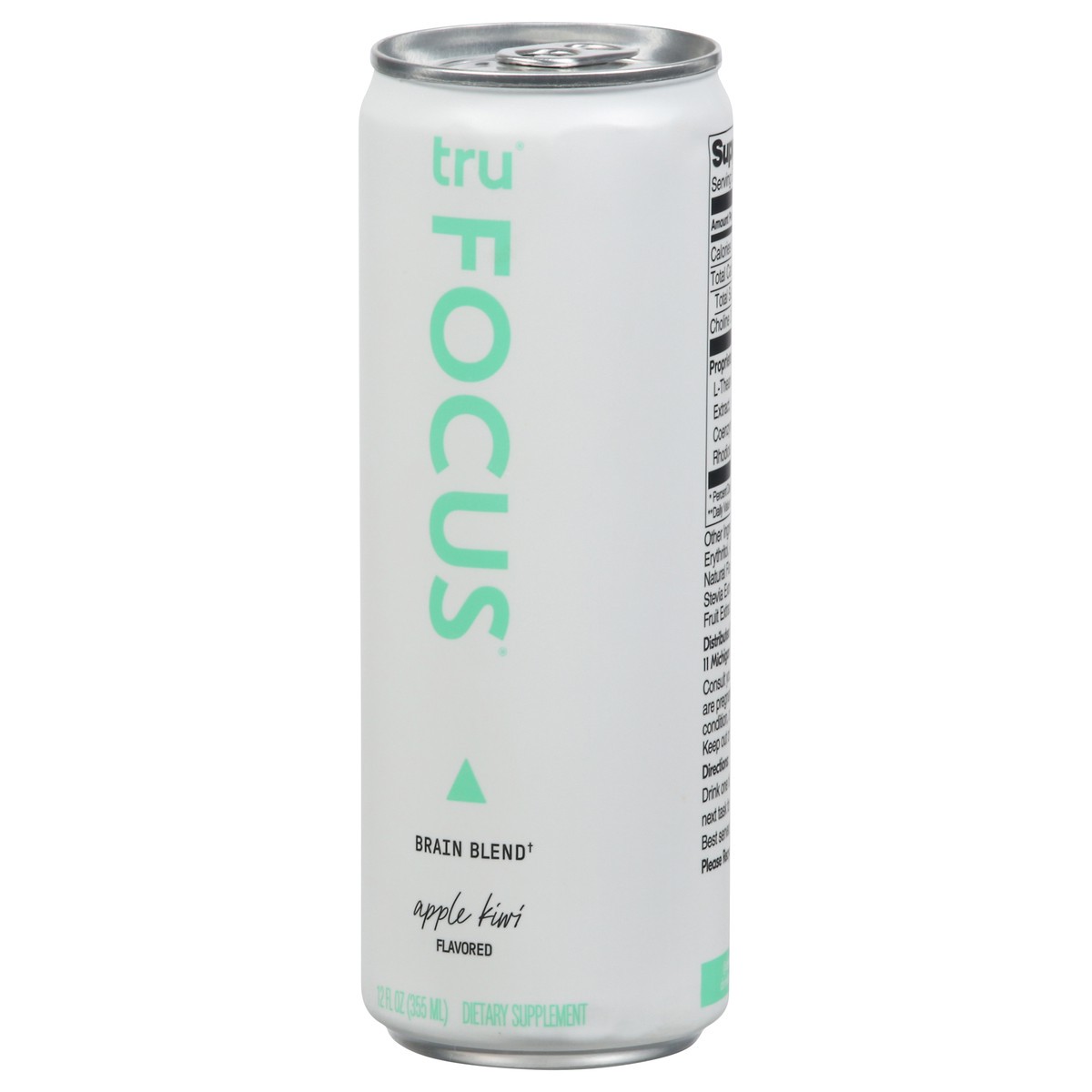 slide 4 of 9, Tru Focus Enhanced Apple Kiwi Flavored Sparkling Beverage - 12 fl oz, 12 fl oz