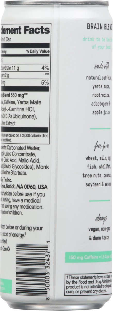 slide 2 of 9, Tru Focus Enhanced Apple Kiwi Flavored Sparkling Beverage - 12 fl oz, 12 fl oz