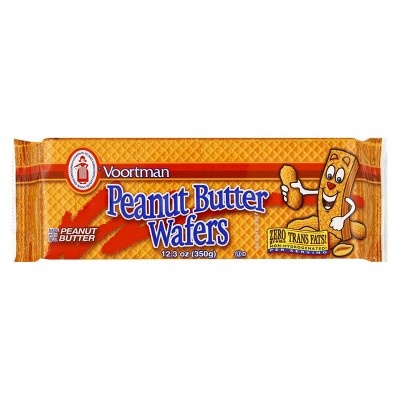 slide 1 of 1, Voortman Bakery Peanut Butter Wafers, 12.3 oz