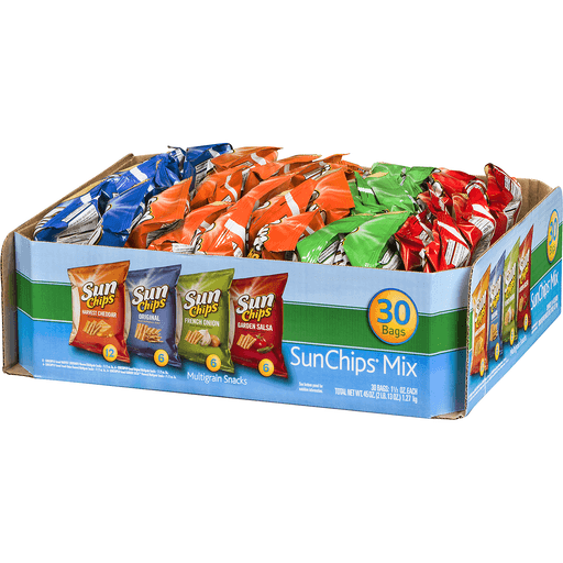 slide 3 of 9, Frito-Lay Sun Chips Variety Mix, 30 ct; 1.5 oz