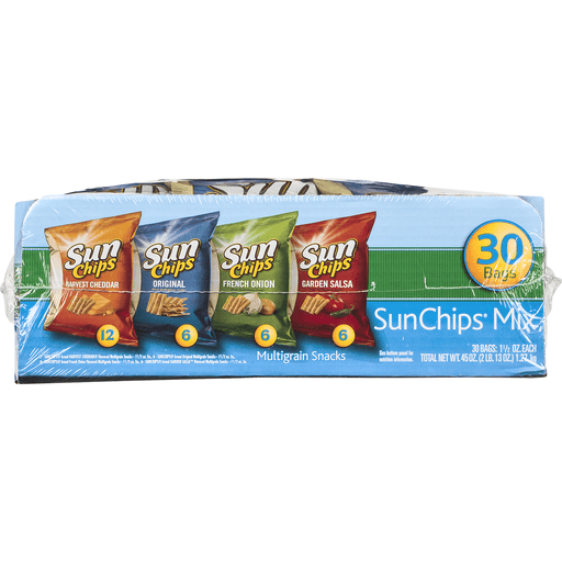 slide 5 of 9, Frito-Lay Sun Chips Variety Mix, 30 ct; 1.5 oz