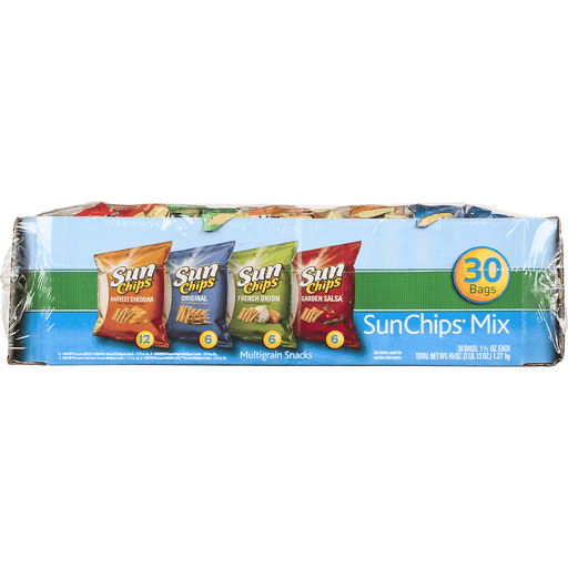 slide 7 of 9, Frito-Lay Sun Chips Variety Mix, 30 ct; 1.5 oz