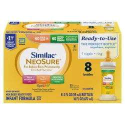 Similac NeoSure Infant Formula Ready-to-Feed 8-2 fl oz Bottles