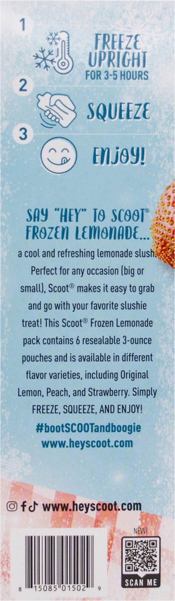 slide 8 of 10, Scoot Strawberry Lemonade Pouches, 18 oz