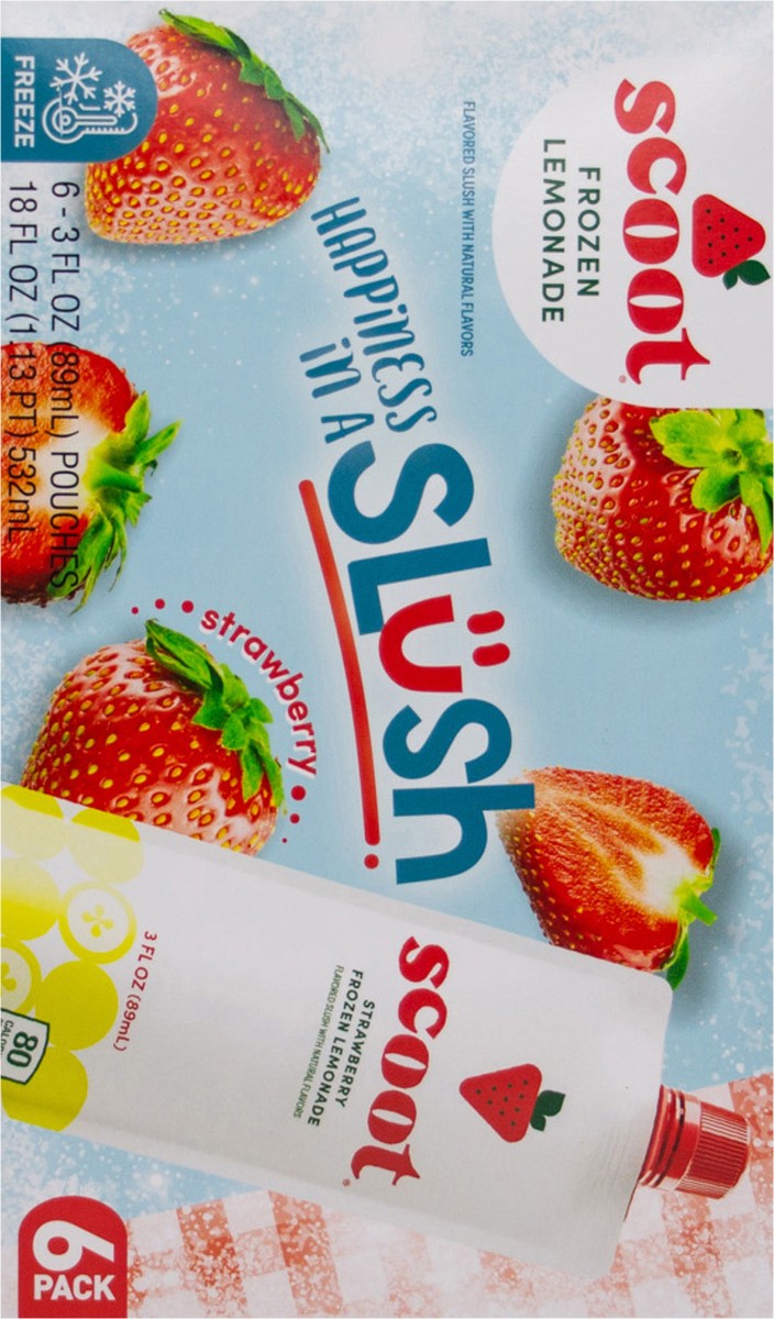 slide 4 of 10, Scoot Strawberry Lemonade Pouches, 18 oz