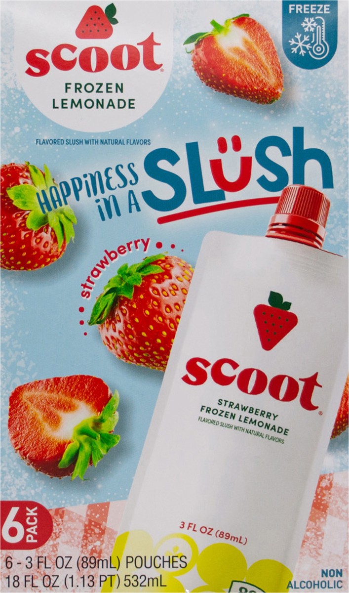 slide 3 of 10, Scoot Strawberry Lemonade Pouches, 18 oz