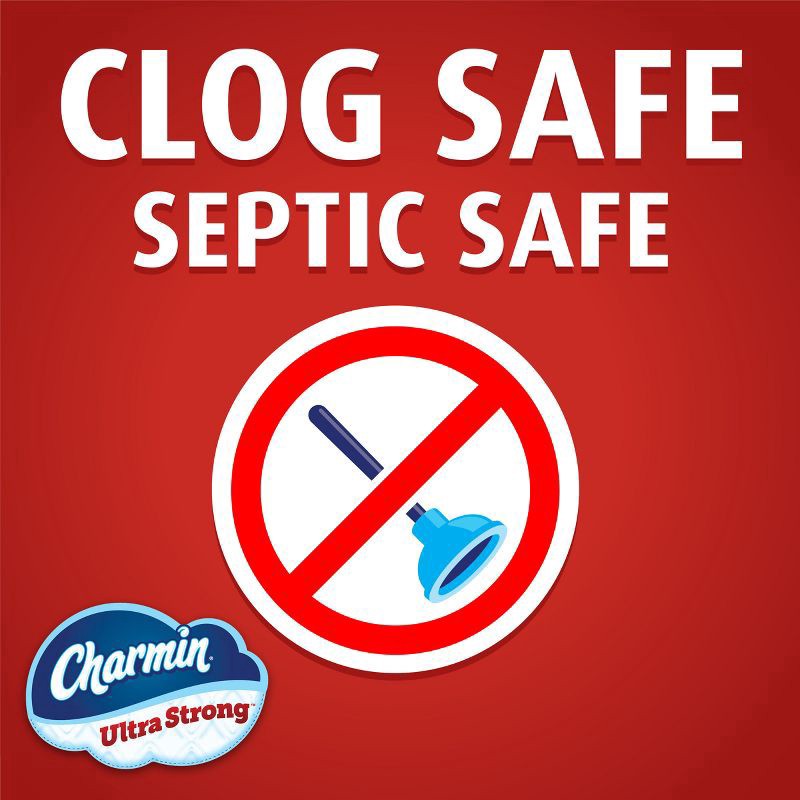 slide 12 of 15, Charmin Ultra Strong Bath Tissu 2Ply 6Mxxl, 6 ct